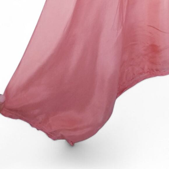 Pete & Greta by Johnny Was Top Peach Sharkbite 100% Cupra Top - Medium - Picture 6 of 7